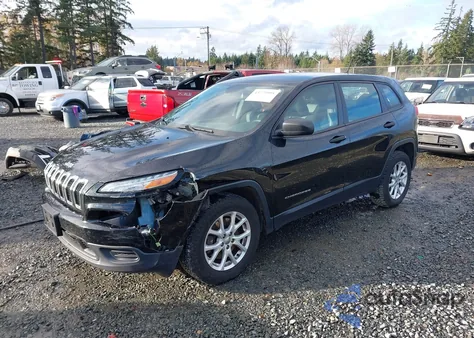 2014 Jeep Cherokee Sport from USA, damaged, VIN 1C4PJLAB3EW133210